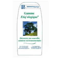 Etiquette adhésive Ecologique